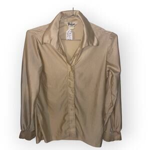 Vintage It's Gailord Qiana Blouse Size 8 EUC